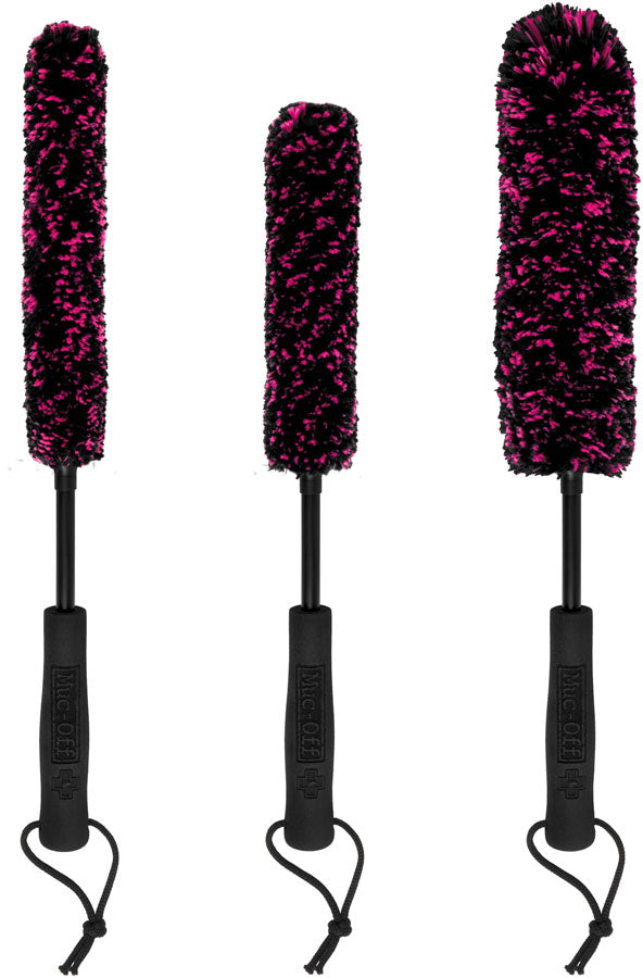 Microfibre Detailing Brush Set x 3 - Microfibre Detailing Brush Set x 3
