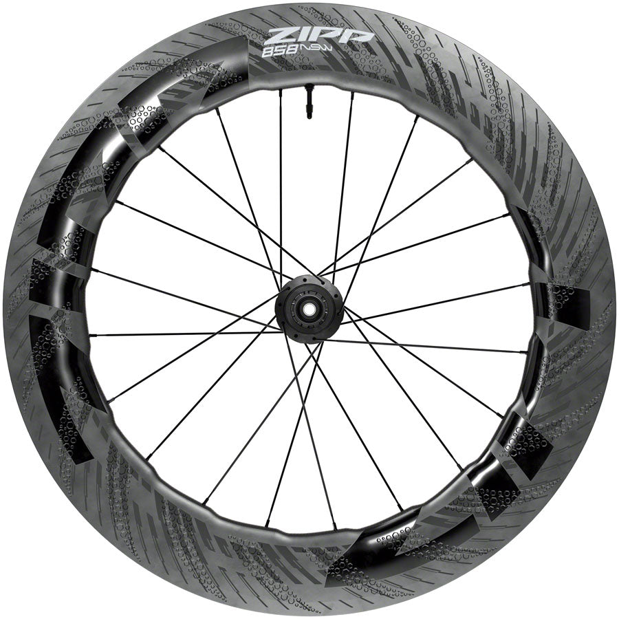 Zipp 858 NSW Rear Wheel - 700 12 x 142mm Center-Lock HG11 Tubeless Carbon D1
