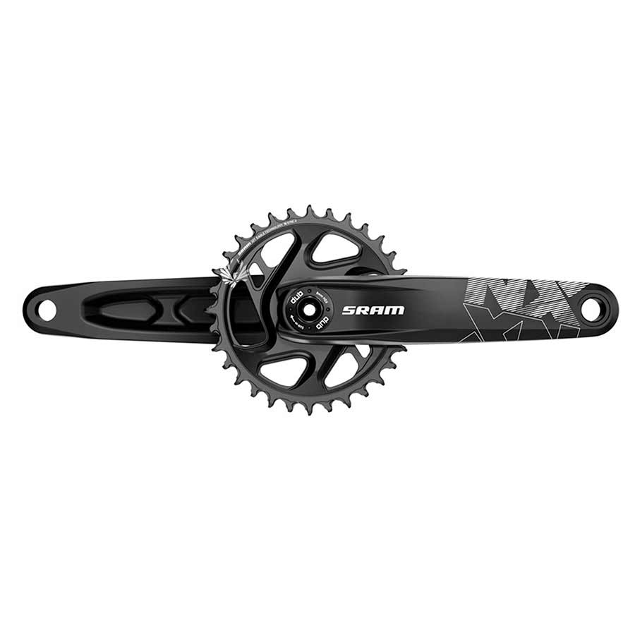 SRAM NX Eagle DUB Crankset Speed: 12 Spindle: 28.99mm BCD: Direct Mount 32 DUB 170mm Black Boost