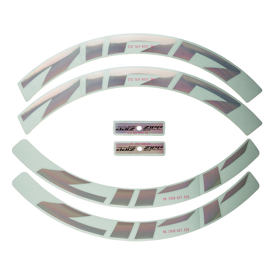 Zipp 303 Silver Foil Decal Kit