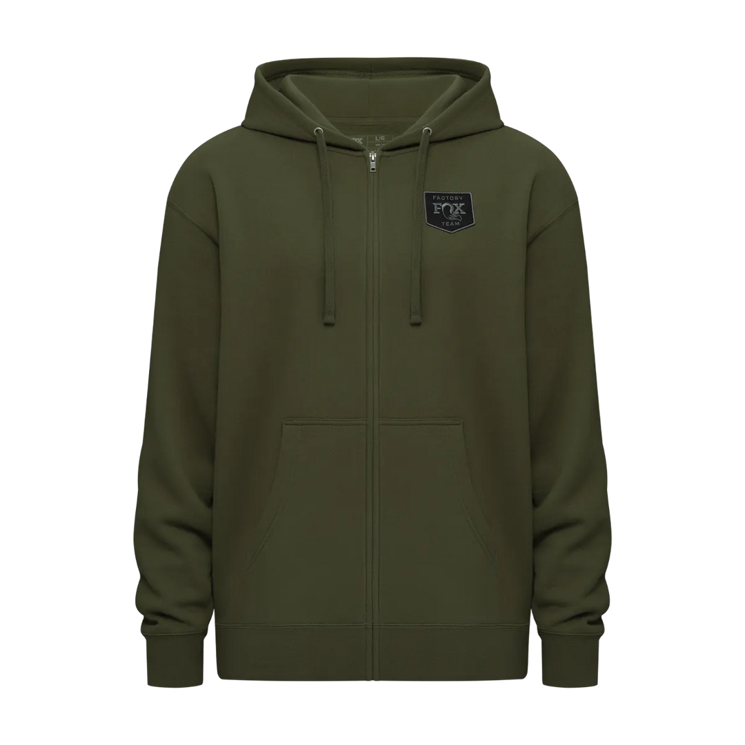 Thowback Zip-up Hoodie - Army / S