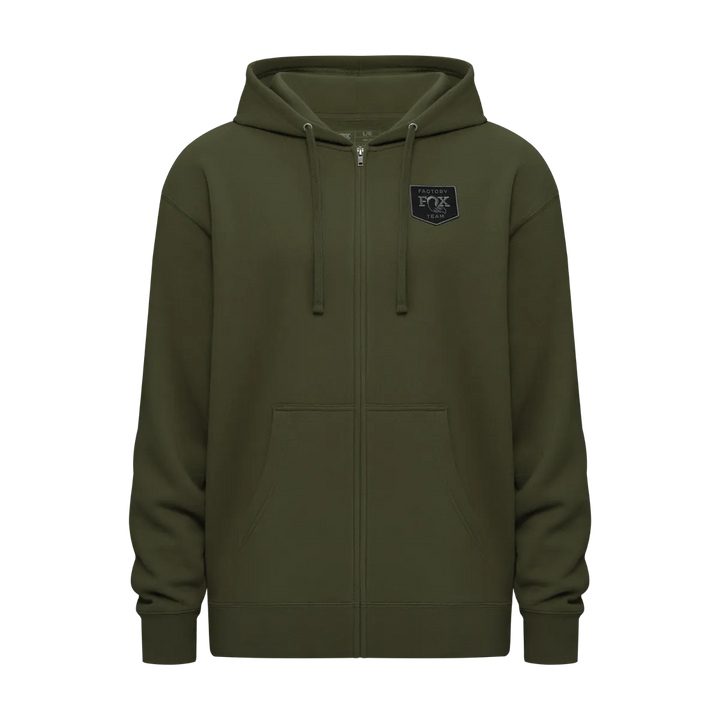 Thowback Zip-up Hoodie - Army / S