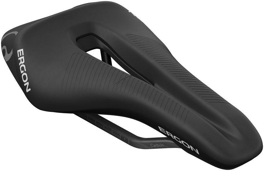 Ergon SR Tri Pro Carbon Saddle - Carbon Black Men's Mid