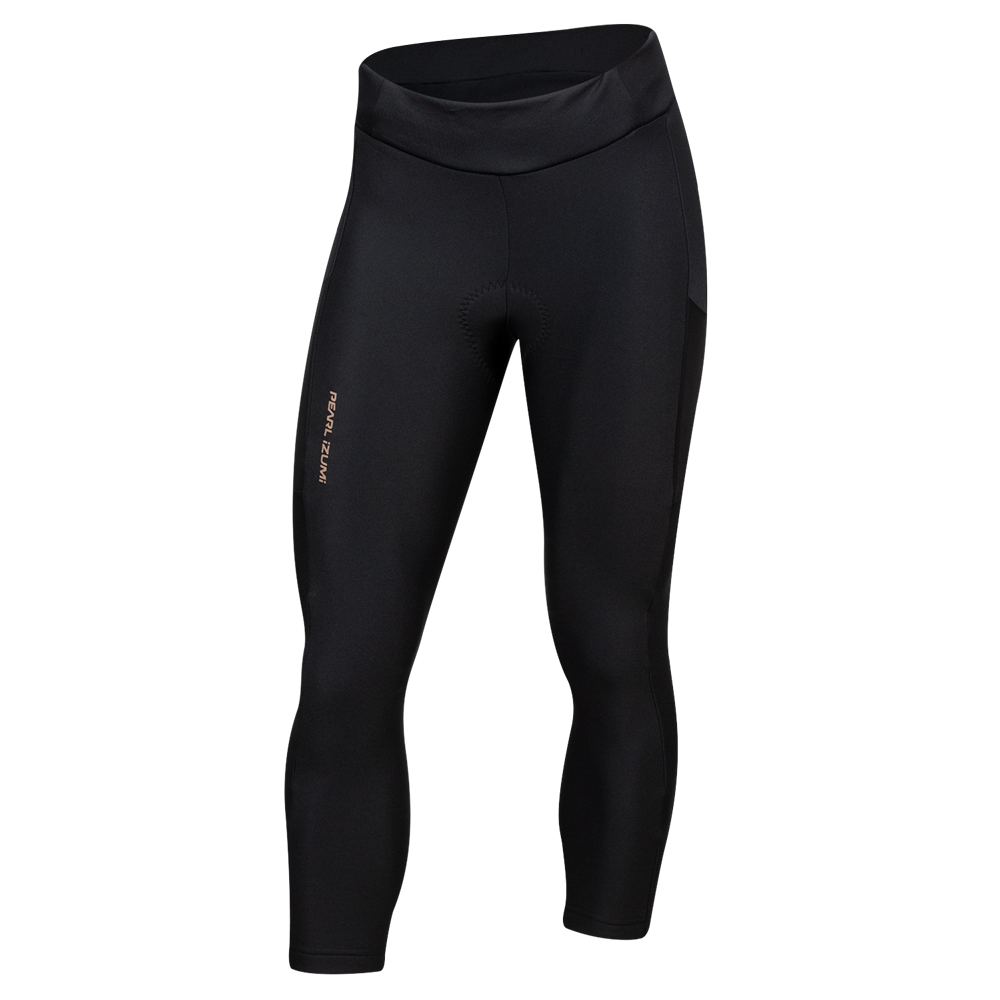 Women's Sugar Thermal Cycling Crop Leggings - BLACK / XXL