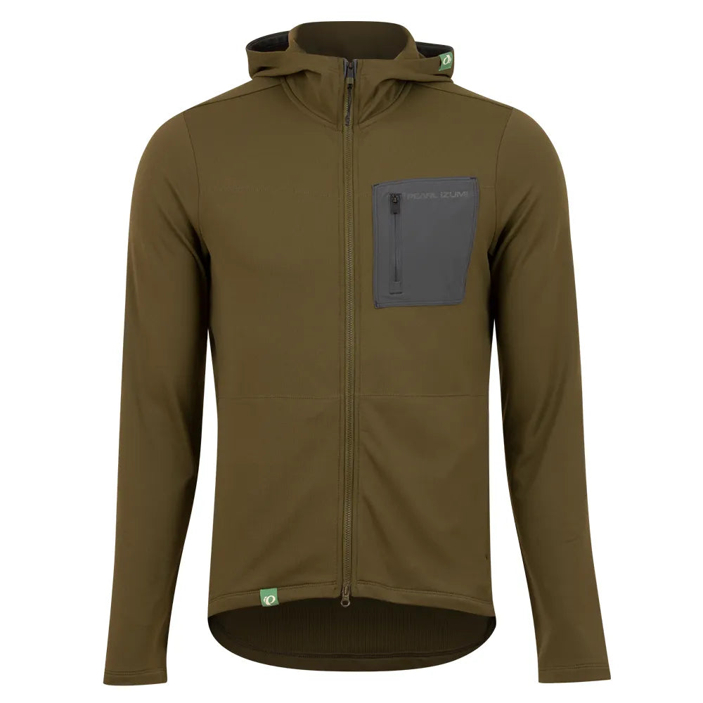 Men's Summit Hooded Thermal Jersey - DARK OLIVE/PHANTOM / XXL