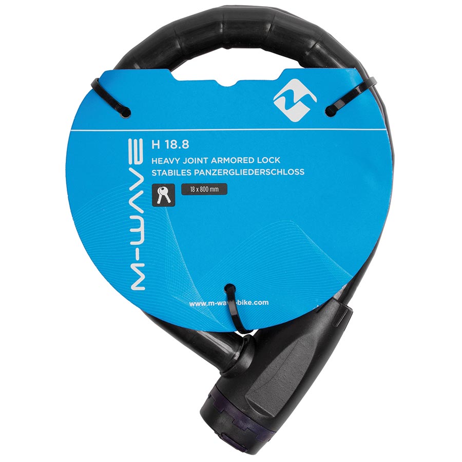 M-Wave H 18.8 Chain Lock Key 18mm 80cm Black