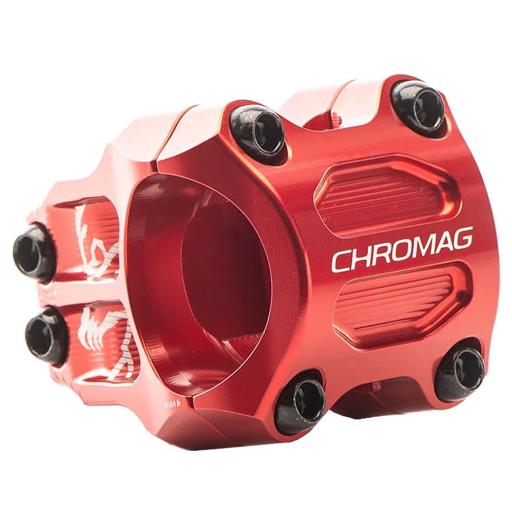 Chromag RIZA Stem (31.8) 0d x 45mm - Red  