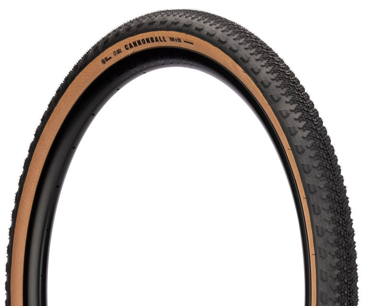 Teravail Cannonball Tire - 700 x 50 Tubeless Folding Tan Durable Fast Compound