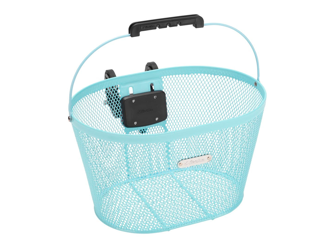 Electra Mesh QR Kiwi Light Blue Front Basket
