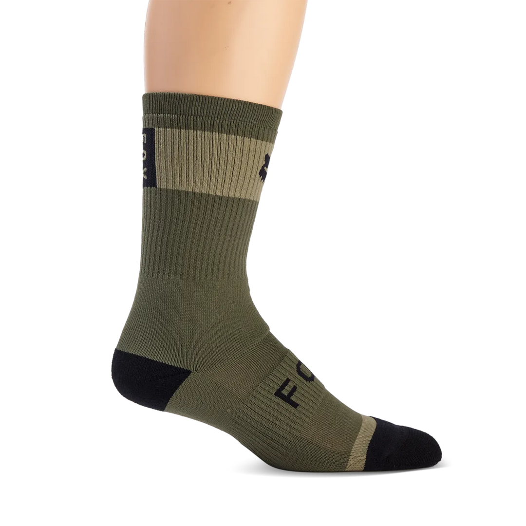 8" Defend Winter Socks - Olive Green / XS/S