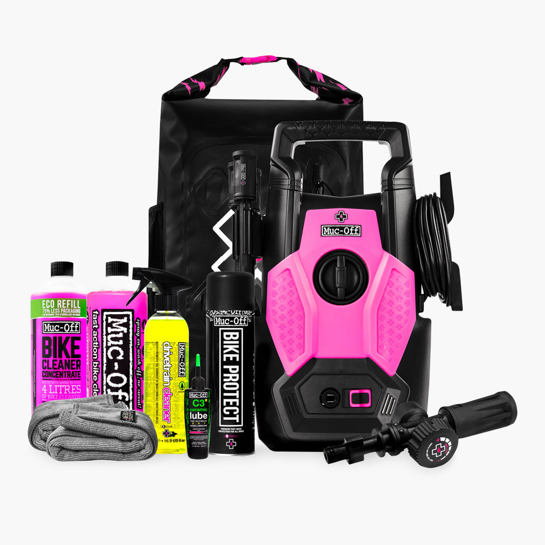 Pressure Washer Bicycle Bundle - UK Plug