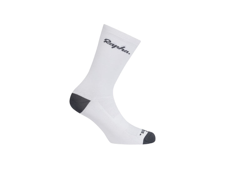 Sock Rapha Logo Large White