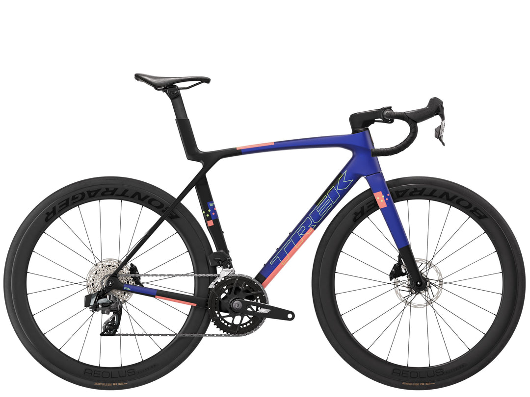 Madone SL 6 AXS XL Matte Cobalt Blue/Trek Black/Living Coral