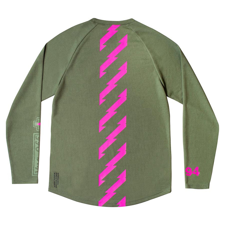 Muc-Off Riders LS Jersey Long Sleeves Men Green S