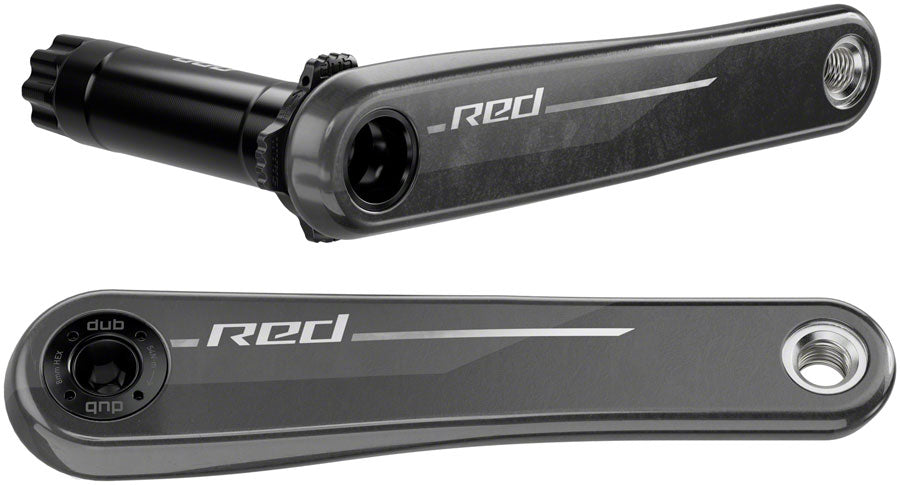 SRAM RED 1x XPLR Wide Crank Arm Assembly - 150mm 13-Speed 8-Bolt Direct Mount DUB Spindle Natural Carbon E1