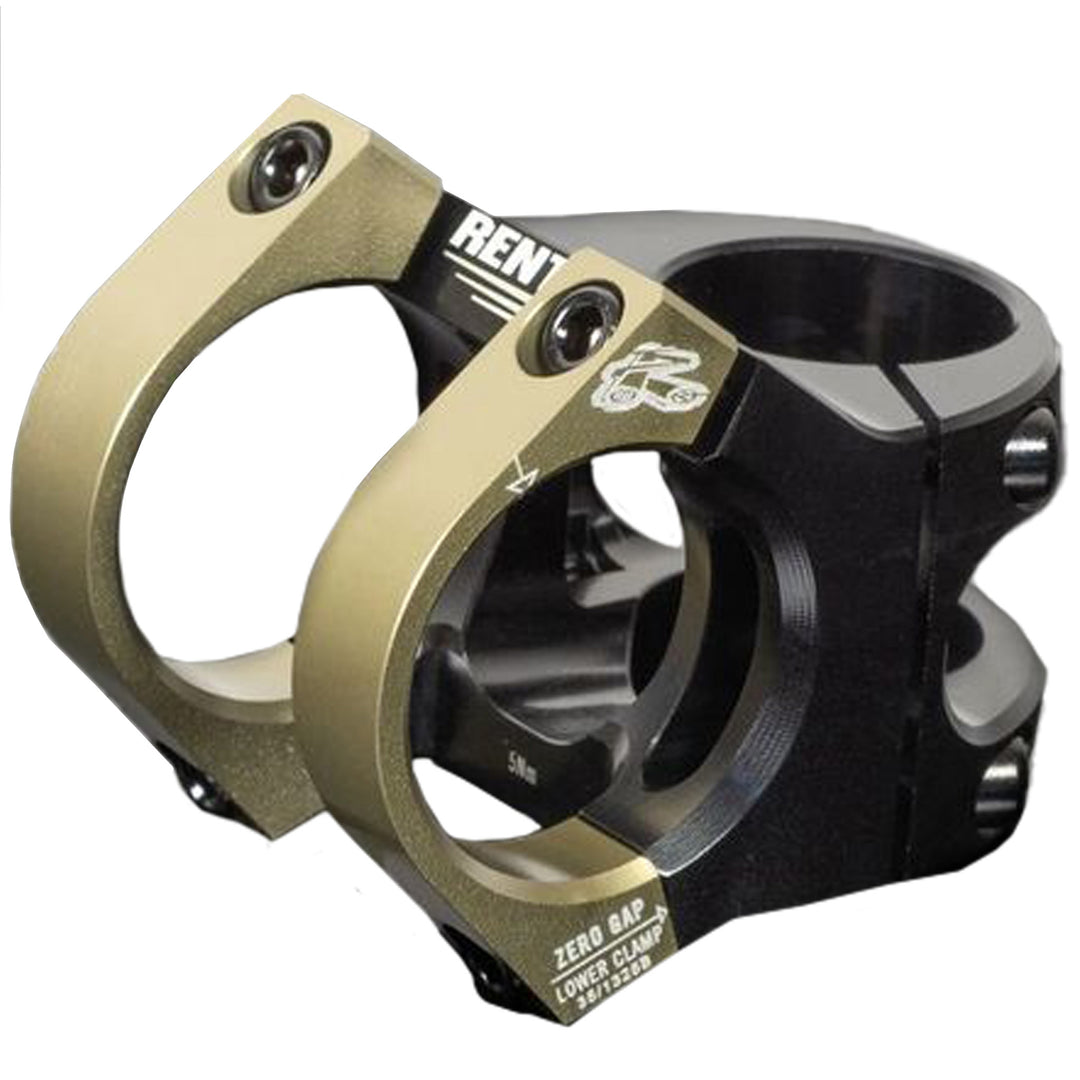Renthal V2 Apex Stem (35.0) 40mm Black/AluGold