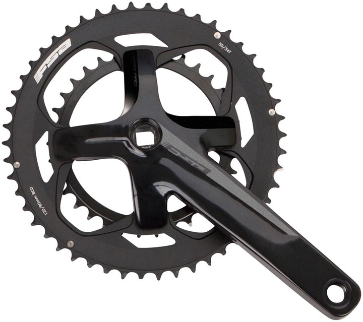 Full Speed Ahead Vero Pro Crankset 2x 50/34T Chainrings 170mm Arm Length120/90BCD JIS Square Taper Interface – BLK