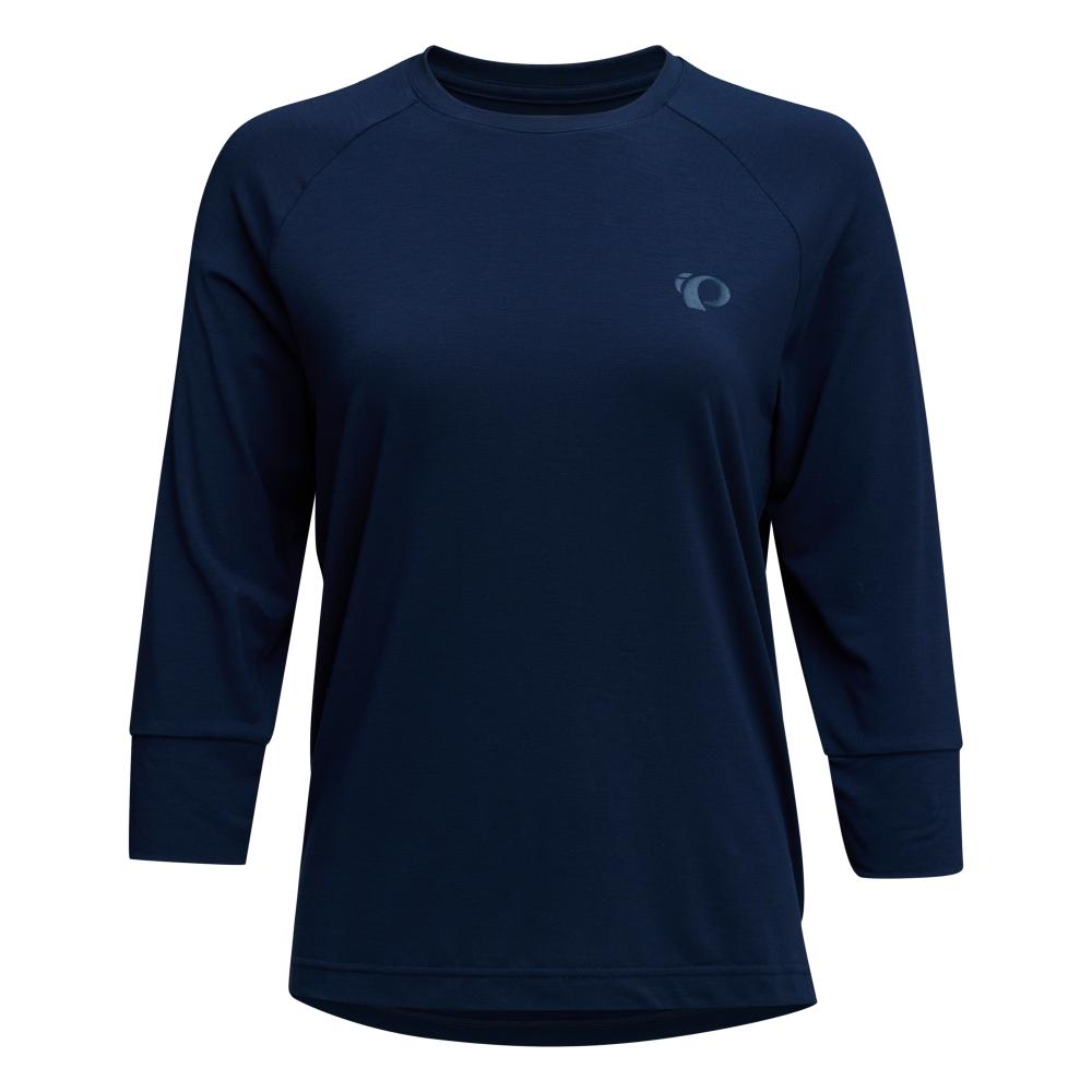 Women's Canyon Merino 3/4 Sleeve Jersey - Dark Navy / XS