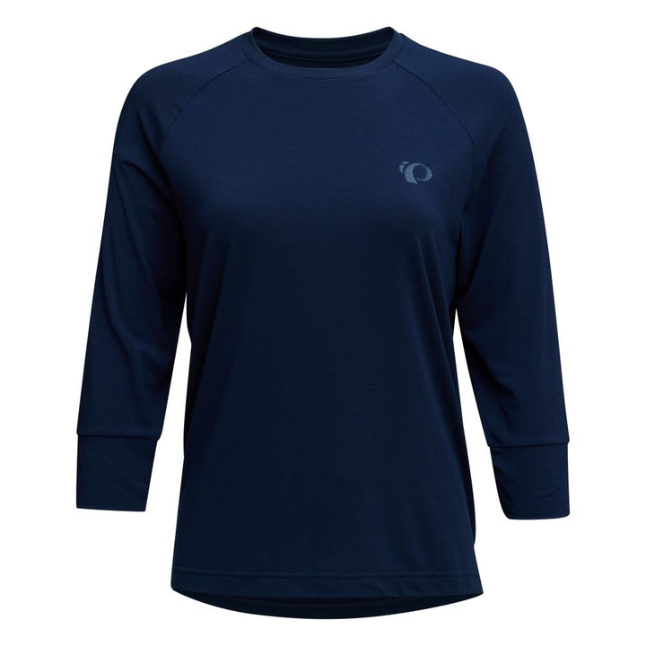 Women's Canyon Merino 3/4 Sleeve Jersey - Dark Navy / XS