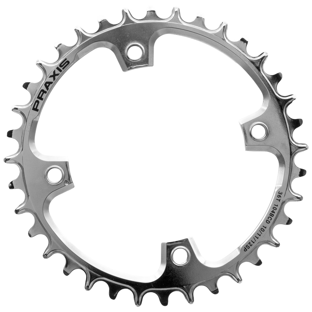 Praxis Works MTN eRing Steel 1x Ring 32T 104 BCD NW PVD Silver