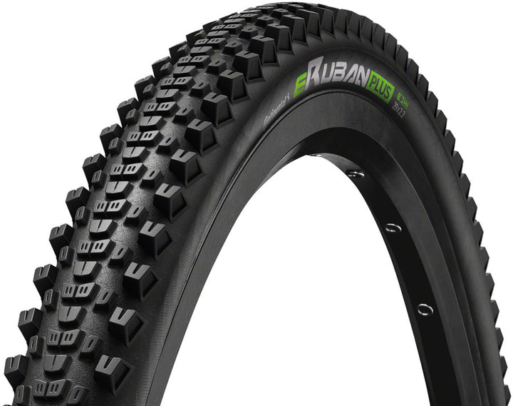 Continental eRuban Plus Tire - 20 x 2.40 Clincher Wire BLK SL PolyX Breaker PureGrip Plus Breaker E50