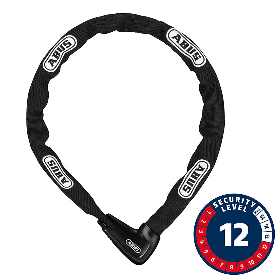 Abus Steel-O-Chain 9809K XPlus Chain Lock Key 9mm 85cm 2.8' Black