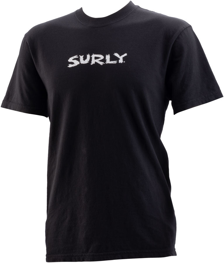 Surly Scratchy Logo Short Sleeve T-Shirt - Unisex Black Small