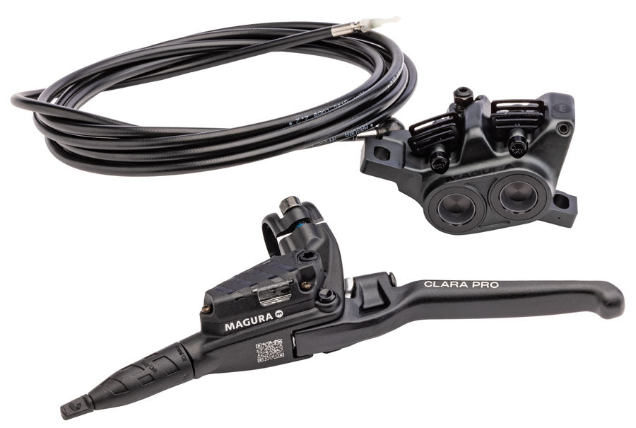 Magura Clara Pro Disc Brake Lever - Left Side Lever Post Mount 4-Piston Aluminum Lever Blade BLK