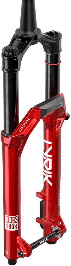 RockShox Lyrik Ultimate Charger 3.2 RC2 Suspension Fork - 29" 170mm 15x110mm 44mm Offset Linear XL Air Spring Electric Red E1