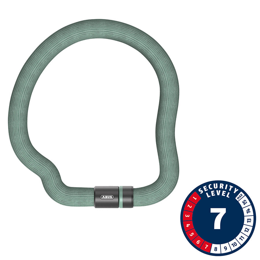 Abus Goose 6206K Chain Lock Key 6mm 110cm 3.6' Green
