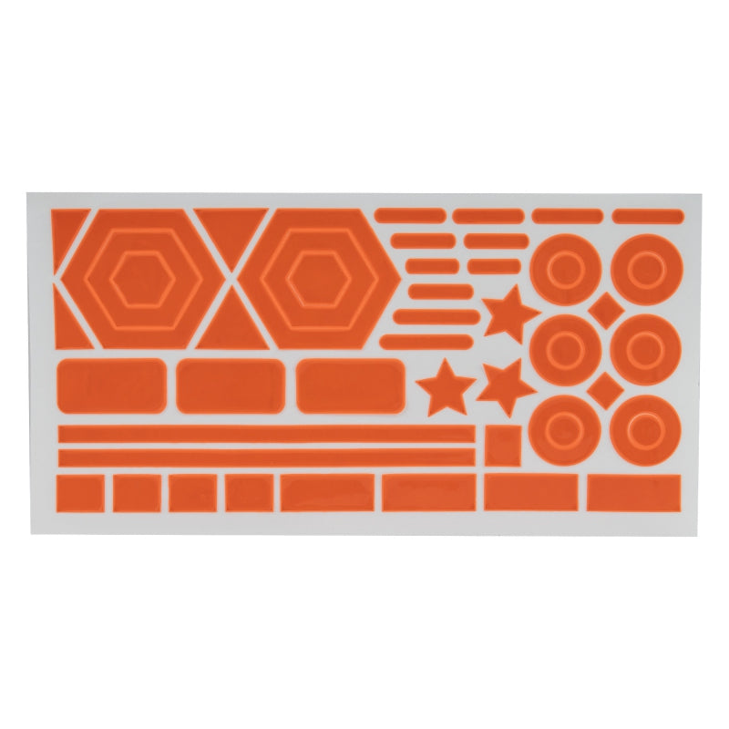 Sunlite Reflective Stick On Shapes  Orange