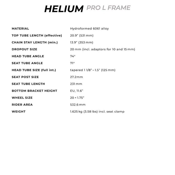 Radio Raceline Helium Pro L Metallic caribic teal 20.9"