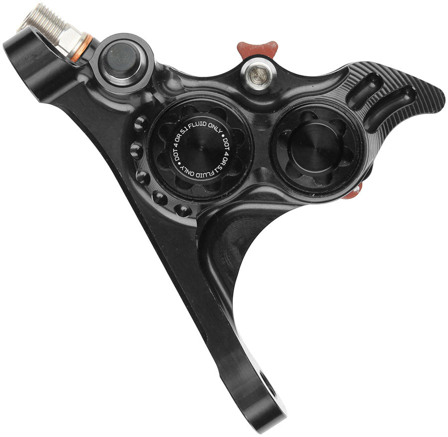 Hope RX4+ SL Disc Brake Caliper - Front Flat Mount Direct +20mm DOT Type BLK