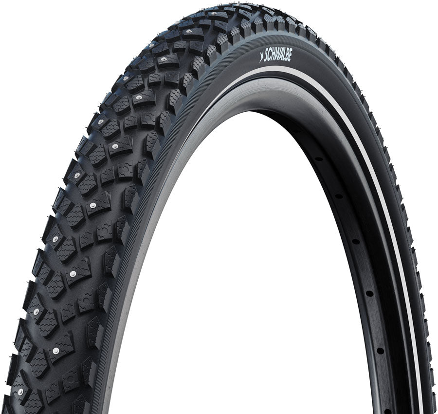Schwalbe Motion Spike Tire - 26 x 1.85 Clincher Wire BLK/Reflex Standard K-Guard E-25 120 Steel Studs
