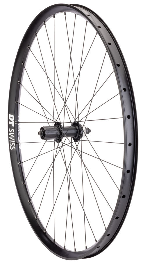 Quality Wheels Deore FH-QC300/DT E593 Rear Wheel - 29" QR x 135mm Center-Lock HG 11 BLK 32H