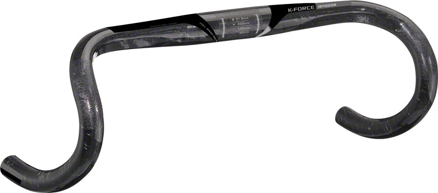 Full Speed Ahead K-Force Compact Drop Handlebar - Carbon 31.8mm 44cm Black