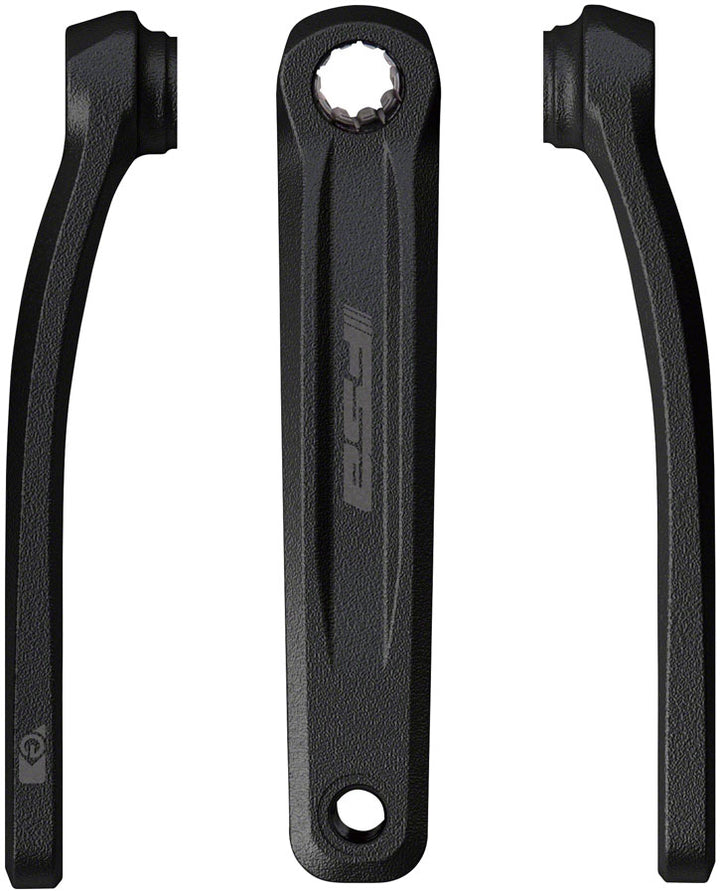Full Speed Ahead CK-320 Ebike Crank Arm Set - ISIS 170mm without bolts Black
