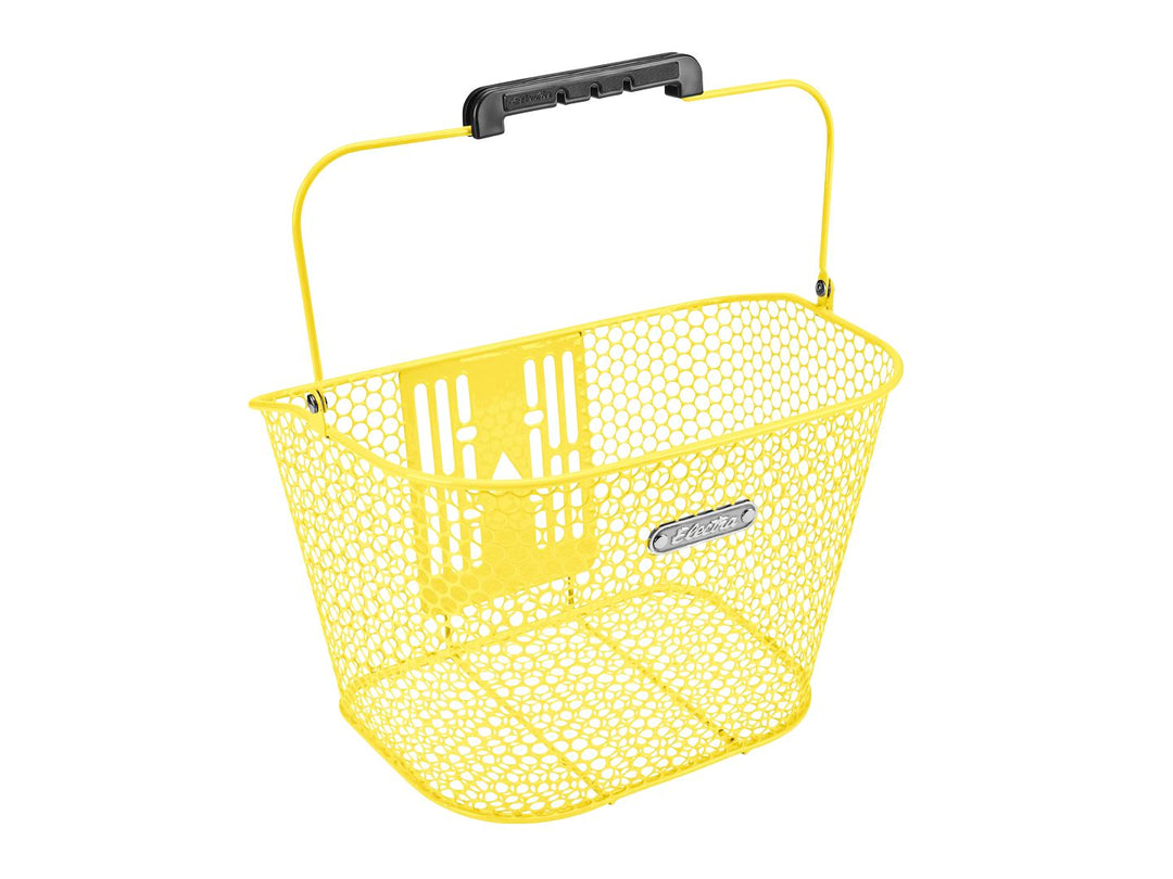 Electra Honeycomb QR Pineapple Yellow Front Basket