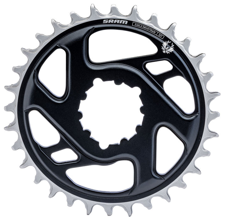 SRAM X-Sync 2 Eagle Direct Mount Chainring - 32t 12-Speed 3-Bolt Direct Mount 3mm Offset Aluminum BLK