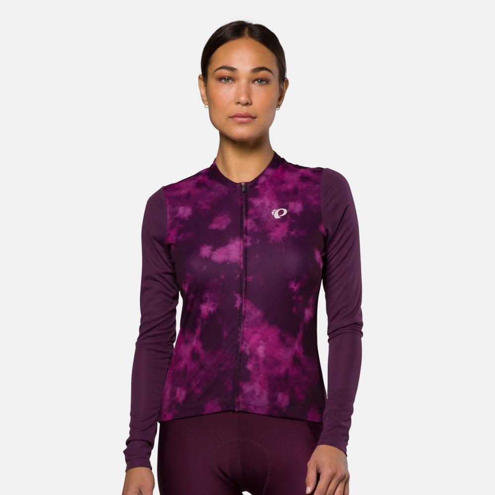 Women's Attack Long Sleeve Jersey - DARK VIOLET SPECTRAL / XS