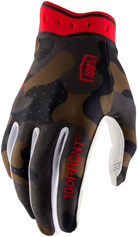 100% Itrack Gloves - Camo Large