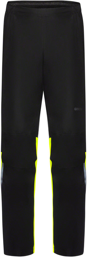 Gorewear Glidewheel Gore-Tex Pants - Black/Neon Yellow Men's Medium