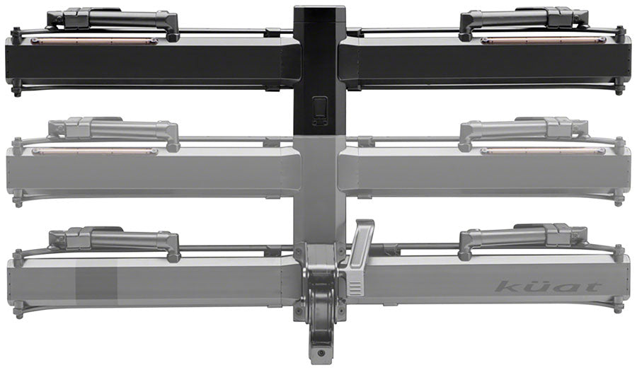 Piston Pro X Hitch Bike Rack Add-On - 1-Bike LED Lights 4-Pin Plug Kashima Coat Galaxy Gray