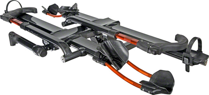 Kuat NV 2.0 Hitch Bike Rack - 2-Bike 2" Receiver Metallic Gray/Orange