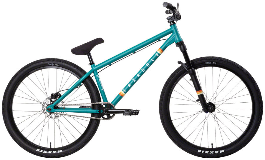 Fairdale Hareraiser 26 " Dirt Jump Bike - Matte Billiard Green  Small/Medium