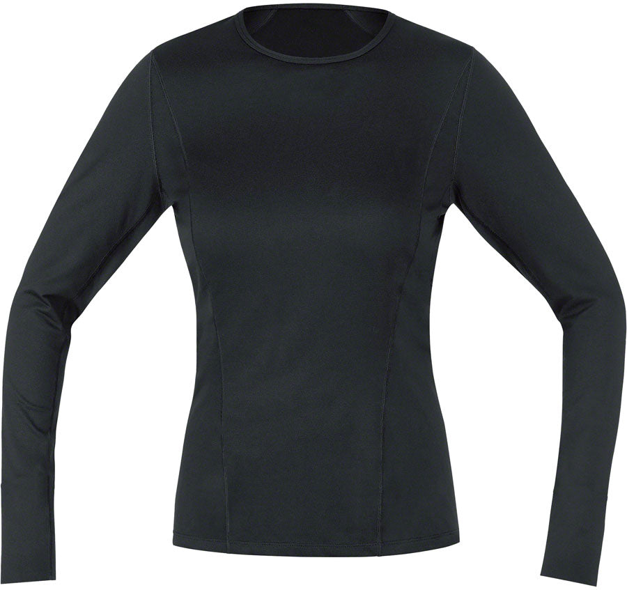 Gorewear M Base Layer Long Sleeve Shirt - Black Women's Medium