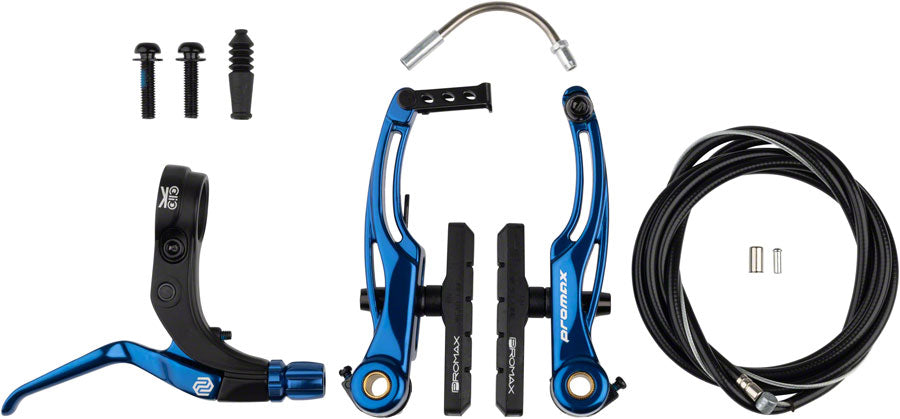 Promax P-1/Click V-Point Linear Pull Brake Kit - 108mm Blue