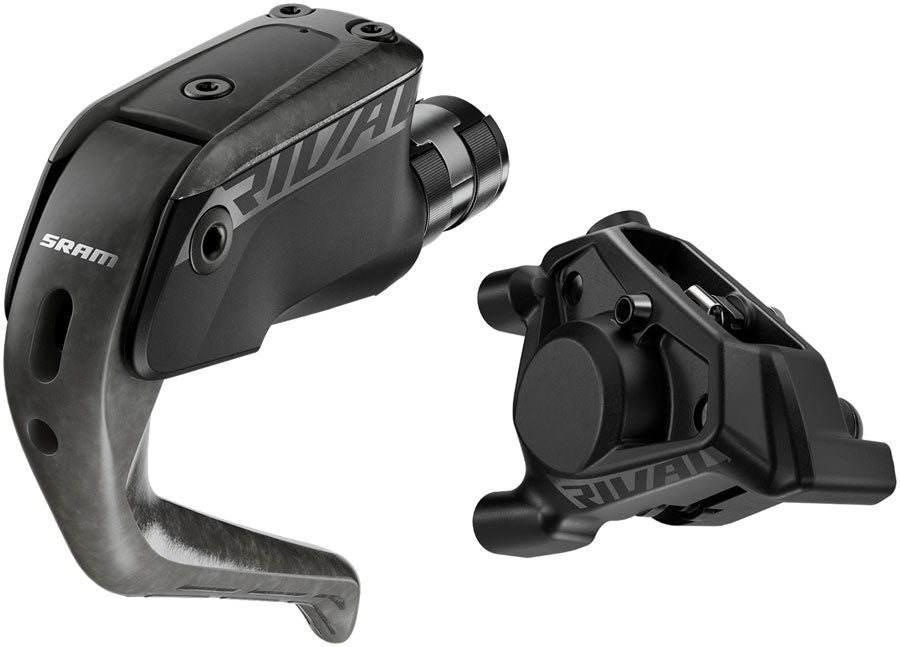 SRAM Rival Aero Disc Brake Lever -  Front Flat Mount 20mm Offset 1100mm Hose Carbon Lever Blade BLK E1