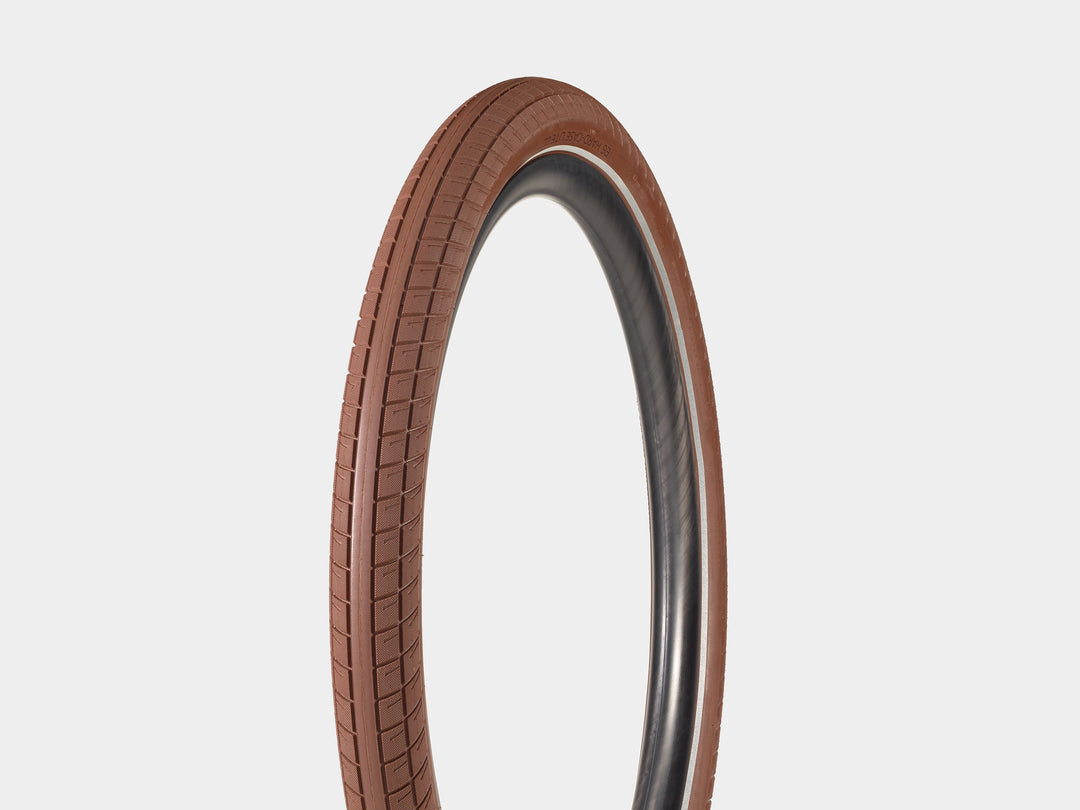 Bontrager-Electra E6 Hard-Case Lite 27.5x2.40 RFL/Brown Tire – Trek Bicycle Stores of Florida
