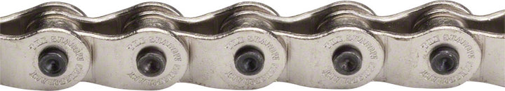 The Shadow Conspiracy Interlock V2 Race Chain - Single Speed 3/32" 98 Links Half Link Chain Silver